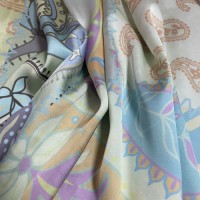 100% POLYESTER PRINTED CHIFFON