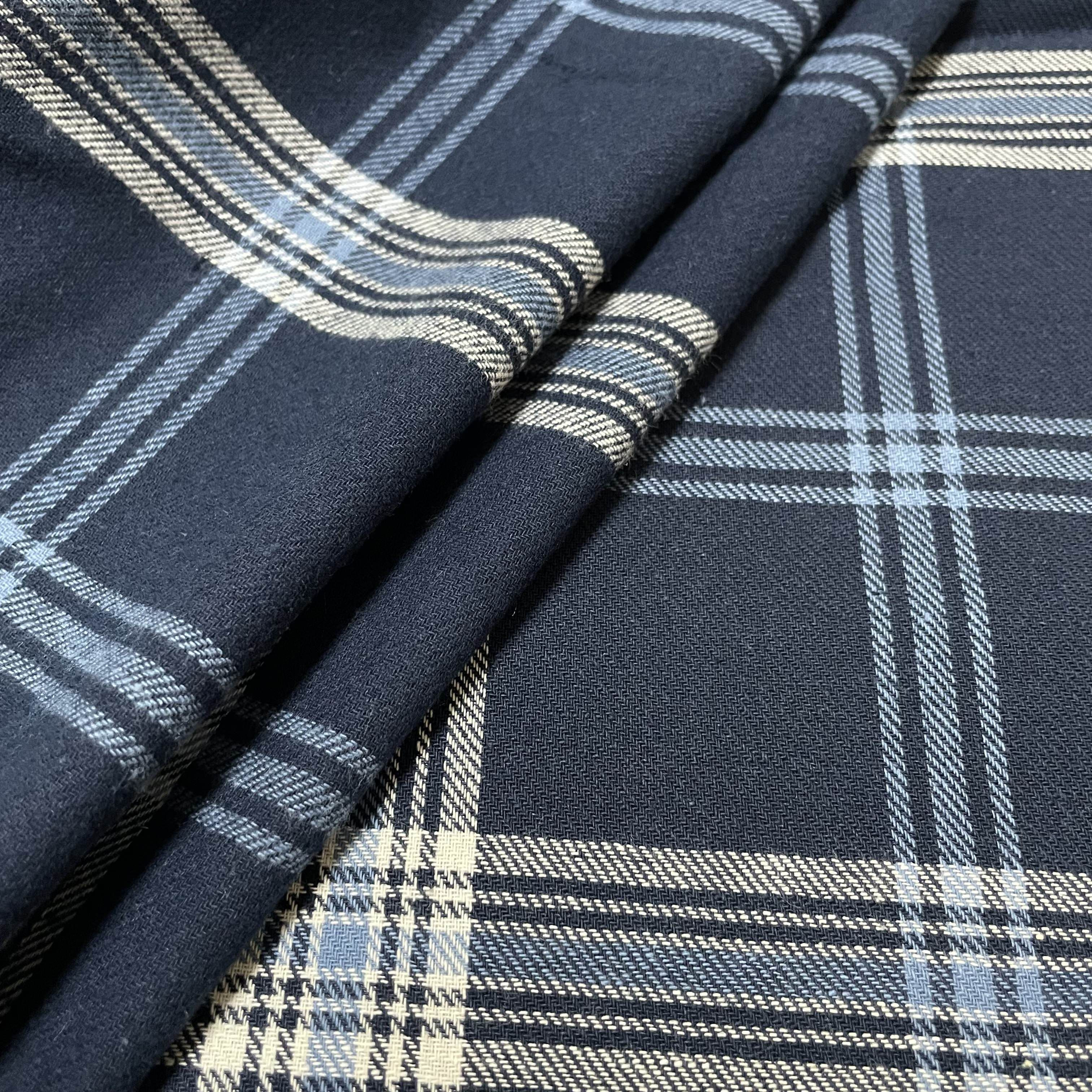 100% BCI COTTON YARN DYED FLANNEL