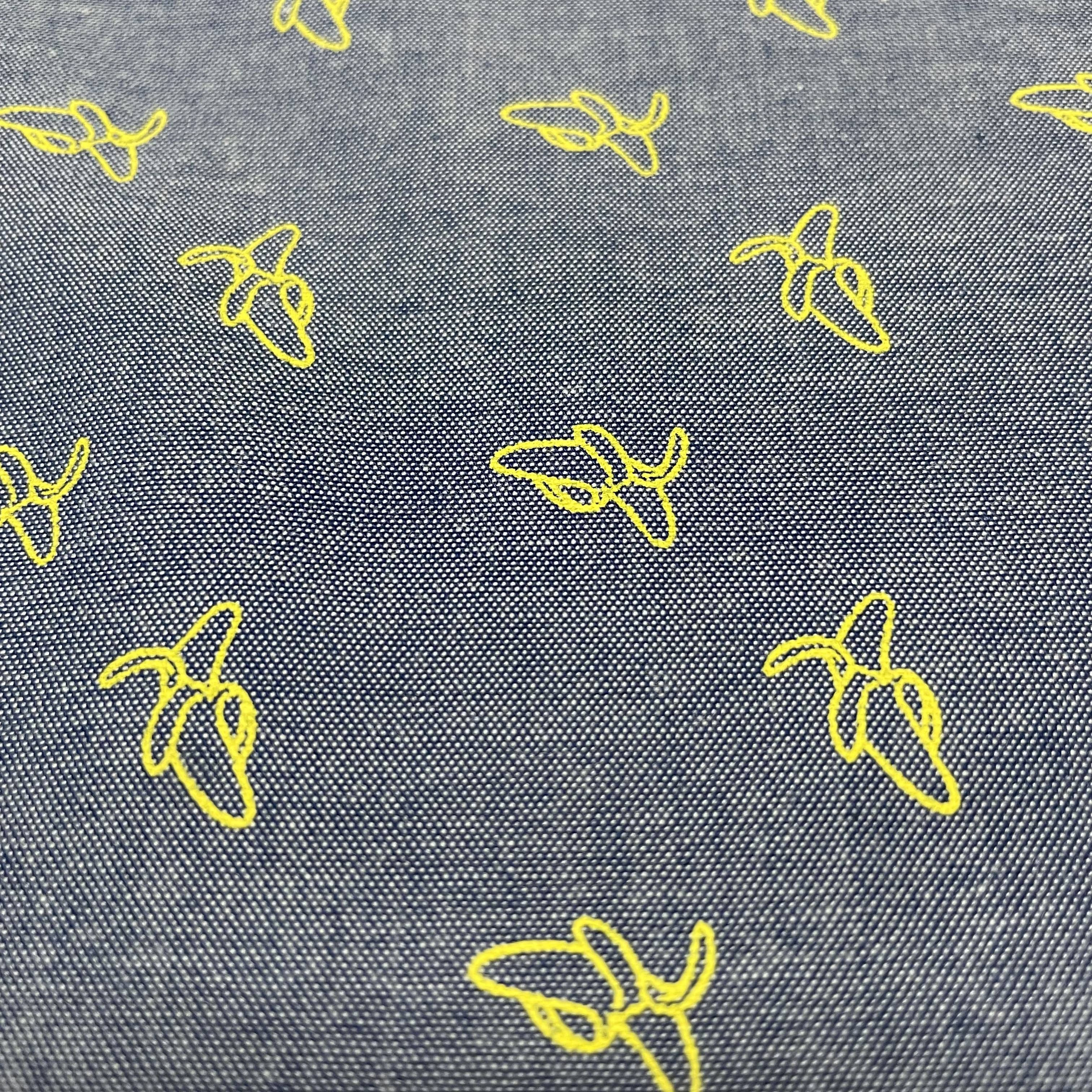 100% COTTON YARN DYED PIGMENT PRINTED CHAMBRAY