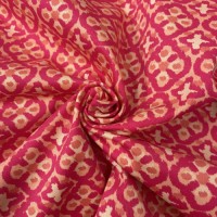 97% COTTON 3% SPDX  STRETCH PRINTED PEACHED TWILL