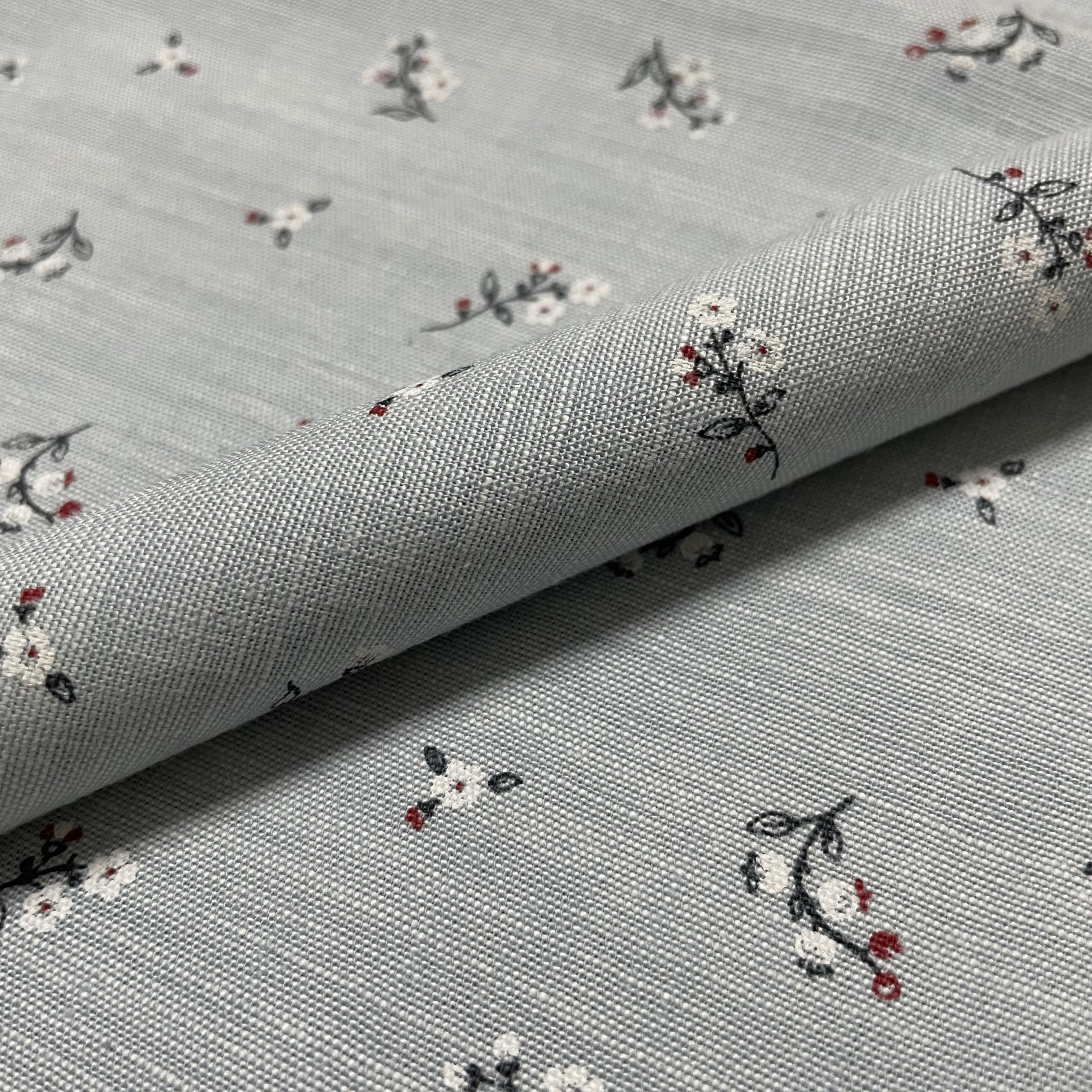 100% COTTON YARN DYED OXFORD + PRINTED